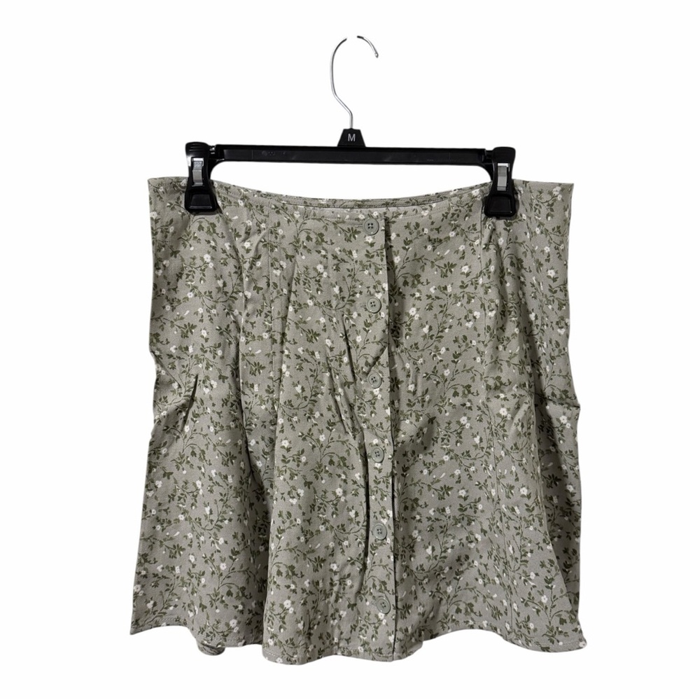 Reformation Ember Button Front Skirt Size 10 Cottage Coquette Casual Lightweight - Picture 2 of 8